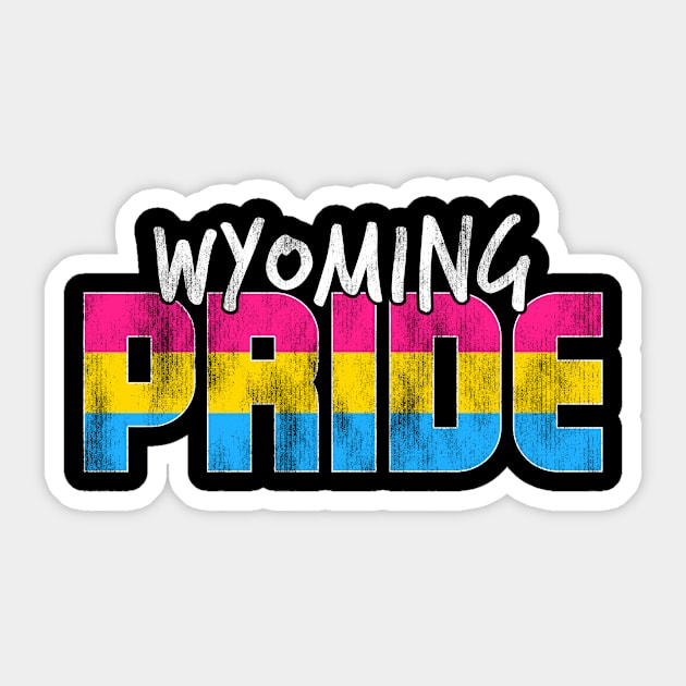 Wyoming Pride Pansexual Flag Sticker by wheedesign